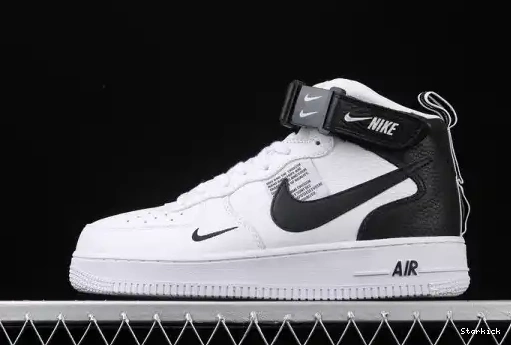  White Air Black Mid 1 Force 804609-103 Utility 0526